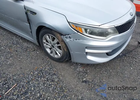 2016 Kia Optima Lx из США, поврежденный, VIN 5XXGT4L3XGG020087